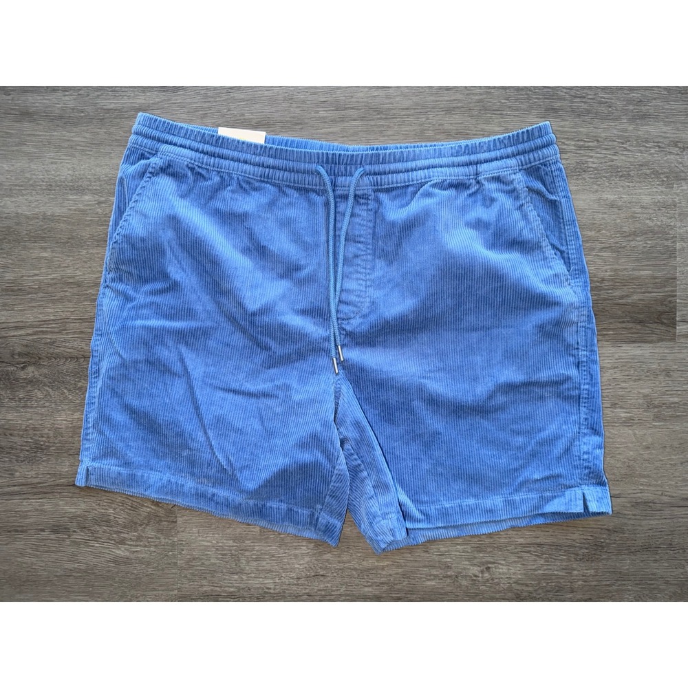 NWT C&C California Men's Cordouroy Blue Shorts, XL